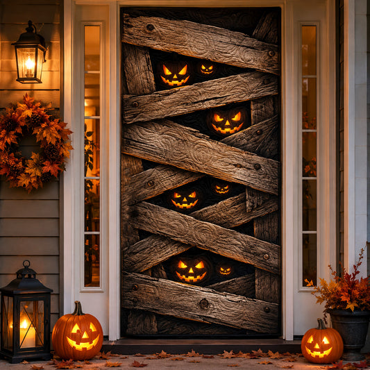 Pumpkin Prison Quilted Door Cover NCU0TV2082