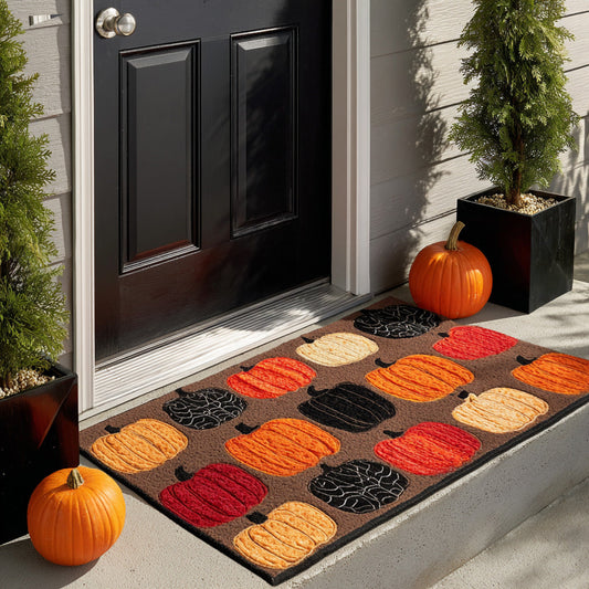 Pumpkin Shadows Doormat NCU0DV7757