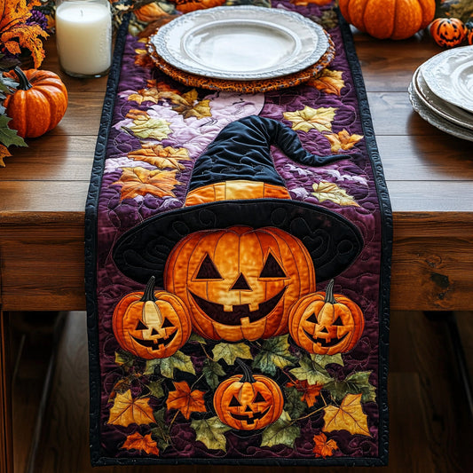 Pumpkin Spells Quilted Table Runner NCU0DV7213