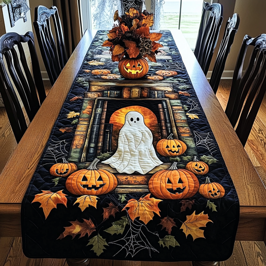 Pumpkin Spirits Quilted Table Runner NCU0DK9314