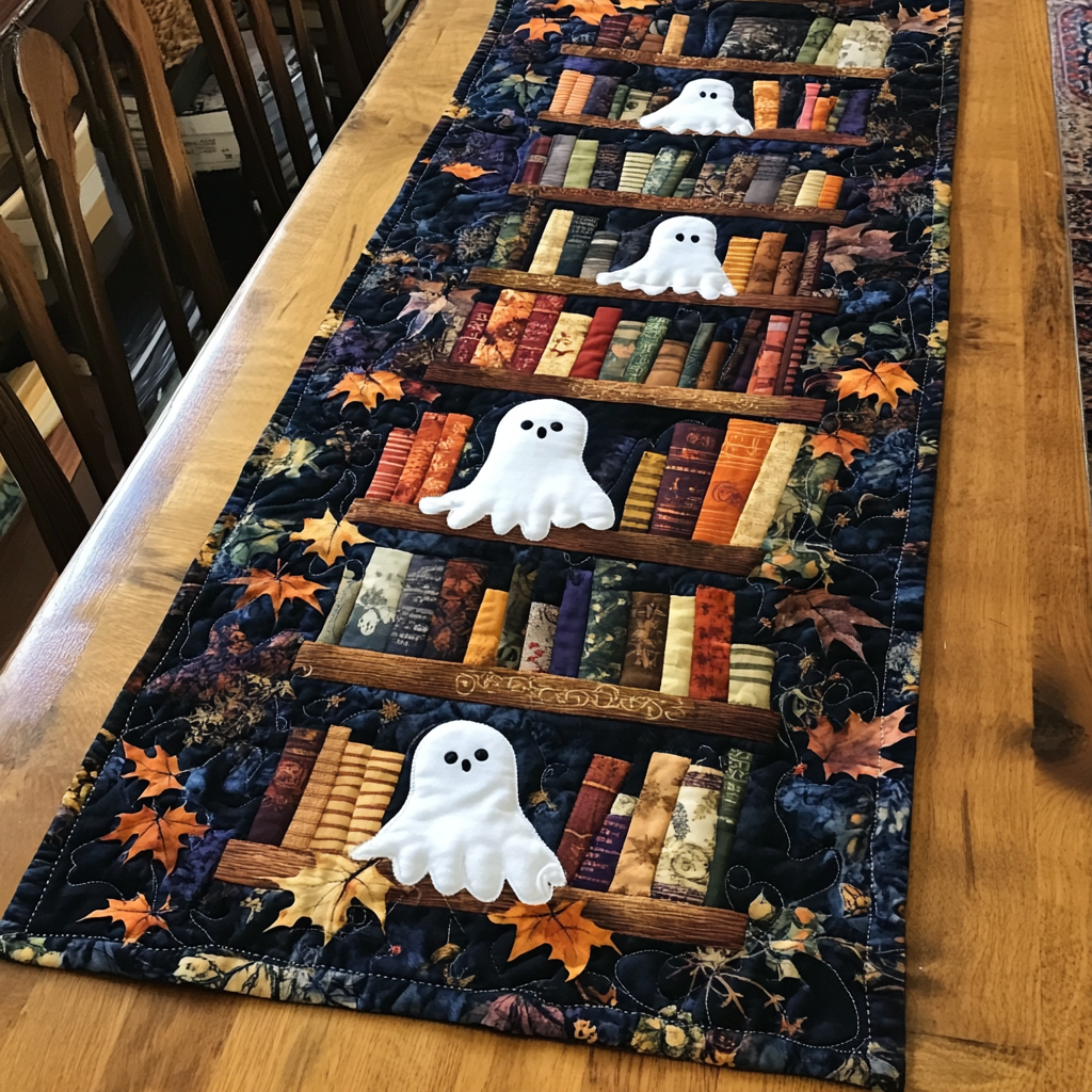 Halloween Quilted Table Runner NCU0VT226
