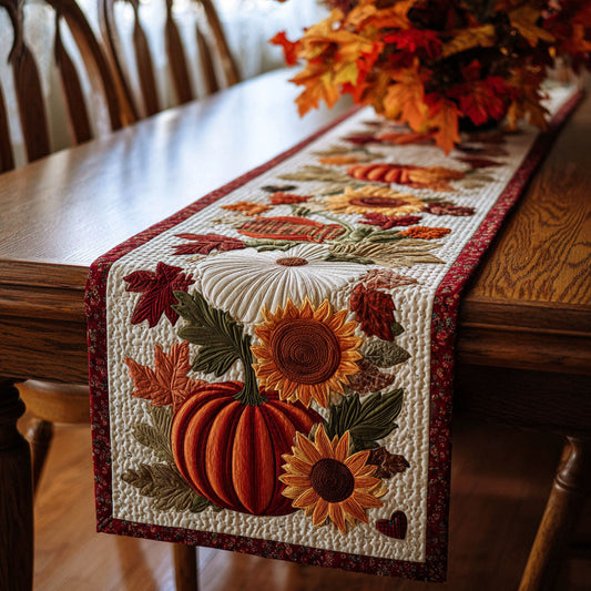 Pumpkin Trails Quilted Table Runner NCU0PT8672