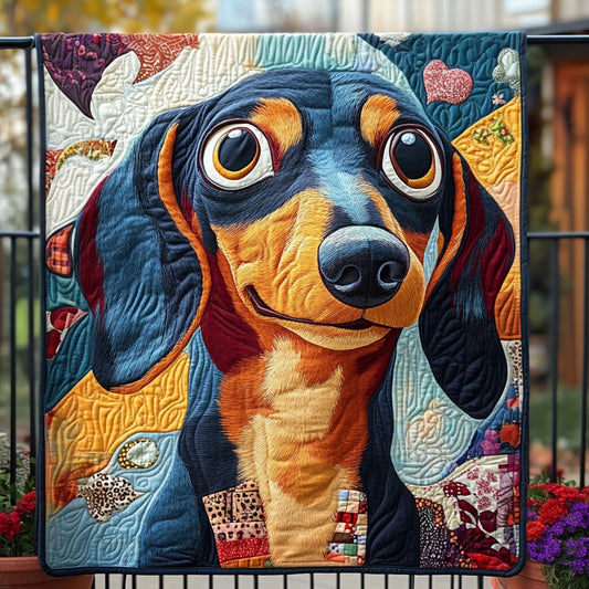 Puppy Eyes Quilted Blanket NCU0PT6311