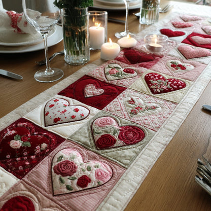 Pure Romance Quilted Table Runner NCU0DV9082