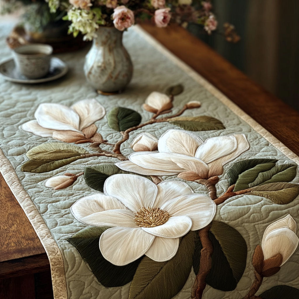 Pure Bloom Quilted Table Runner NCU0DK11968
