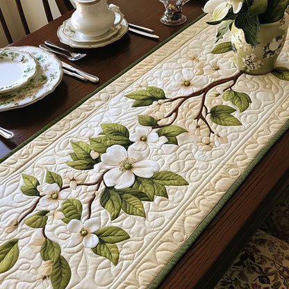 Pure Blossoms Quilted Table Runner NCU0PT6612