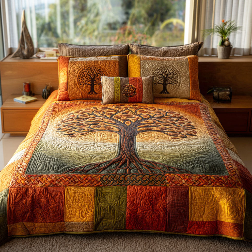 Pure Essence 3-Piece Quilted Bedding Set NCU0TD2498