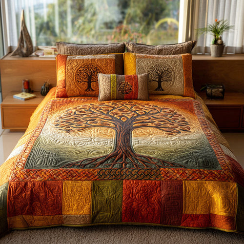 Pure Essence 3-Piece Quilted Bedding Set NCU0TD2498