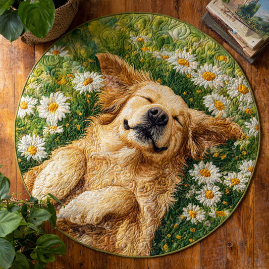 Pure Joy Quilted Round Mat NCU0TV459