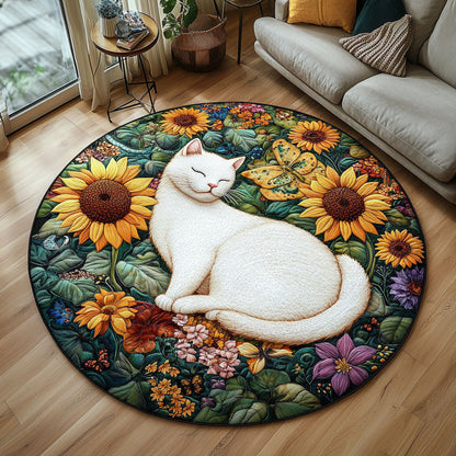 Pure Purrfection Quilted Round Mat NCU0PT7291