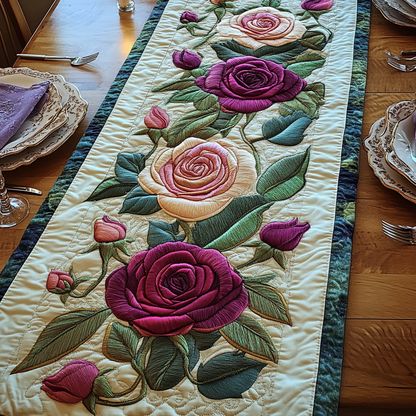 Pure Romance Quilted Table Runner NCU0VH4098