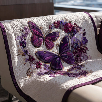 Purple Wings Quilted Blanket NCU0PT11020