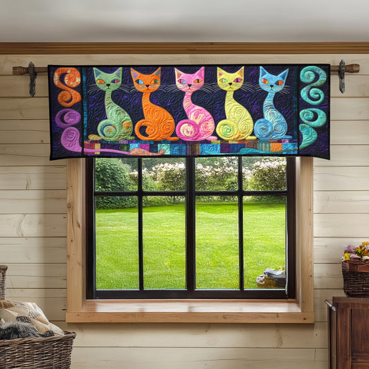 Purrfect Charm Quilted Valance NCU0PT7128