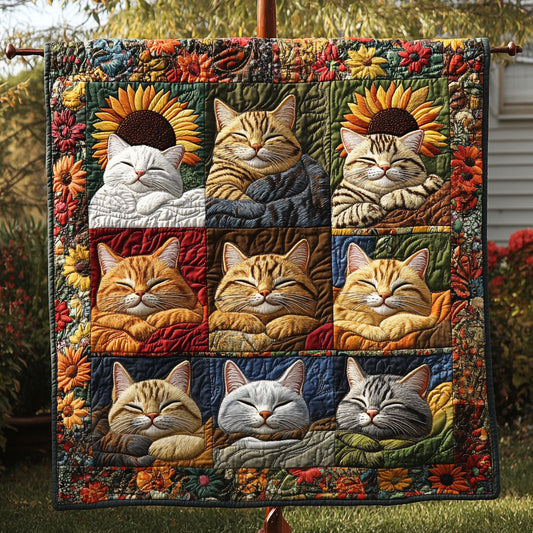 Purrfect Paradise Quilted Blanket NCU0PT7361
