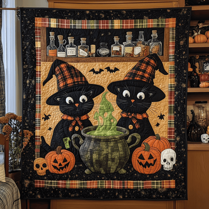 Purrfectly Bewitching Quilted Blanket NCU0TH1511