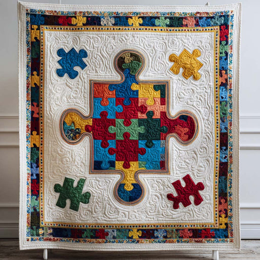 Puzzle Piece Quilted Blanket NCU0NT9584