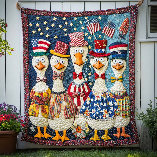 Quack for Liberty Quilted Blanket NCU0NT8158