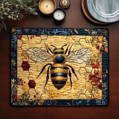 Queen Bee Blossom Quilted Place Mat NCU0VH2509