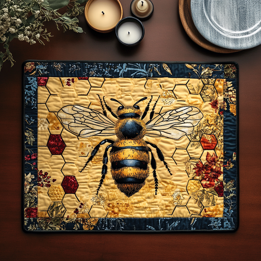 Queen Bee Blossom Quilted Place Mat NCU0VH2509