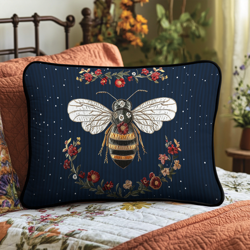 Queen Bee Charm Quilted Bedding Pillow Case NCU0DK2611