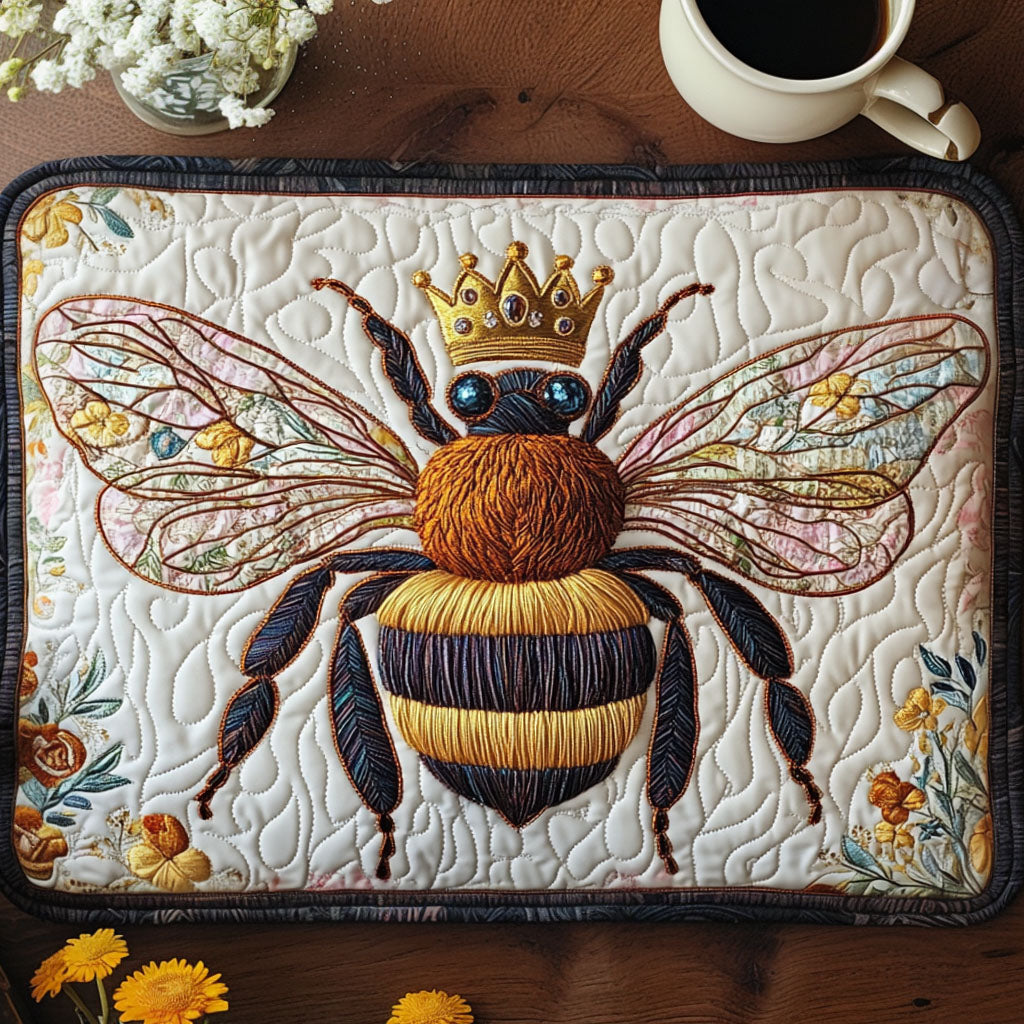 Queen Bee Majesty Quilted Placemat NCU0NT4372