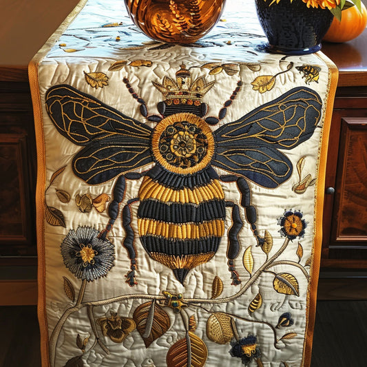 Queen Bee Quilted Table Runner NCU0NT4590