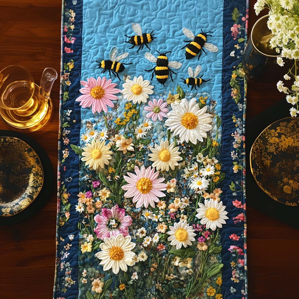 Queen Dance Quilted Table Runner NCU0NT8949