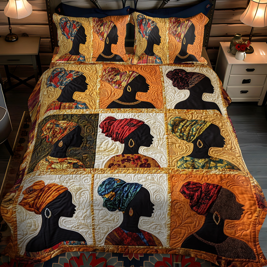 Queen Essence 3-Piece Quilted Bedding Set NCU0VH2038