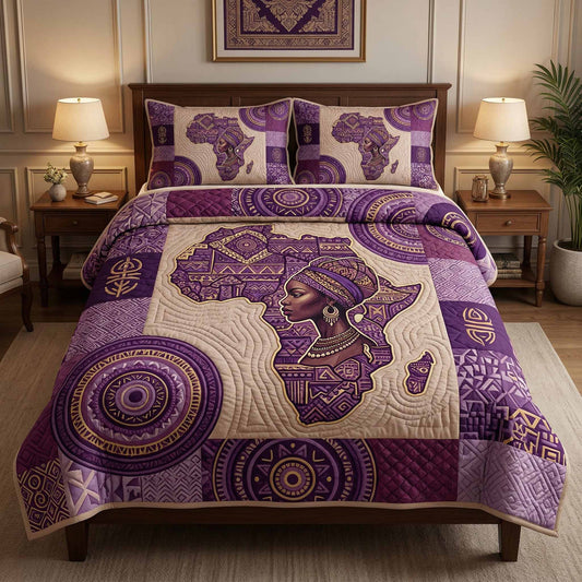 Queen Legacy 3-Piece Quilted Bedding Set NCU0XD2737