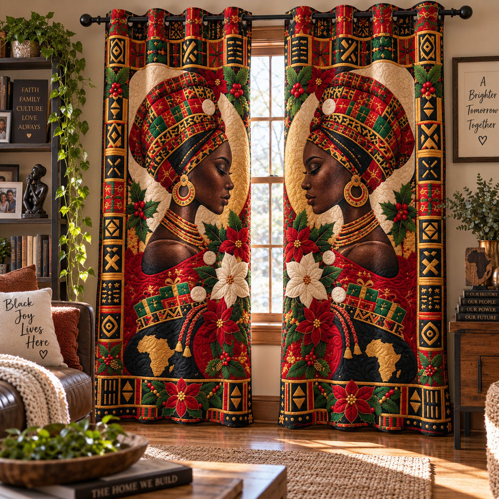 Queen Of Africa Quilted Curtains NCU0PT12128