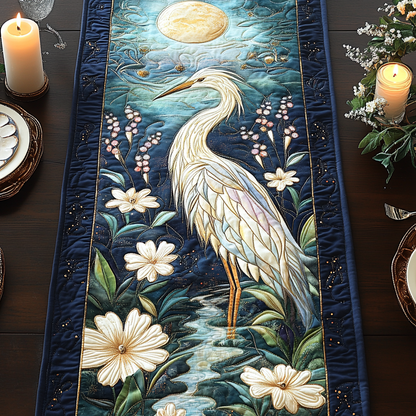 Quiet Beauty Quilted Table Runner NCU0VH2494