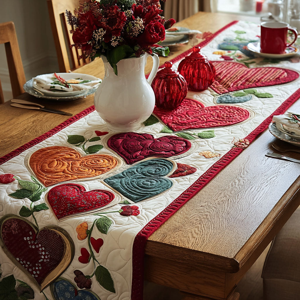 Quiet Blend Quilted Table Runner NCU0DK11735