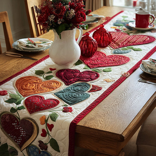 Quiet Blend Quilted Table Runner NCU0DK11735