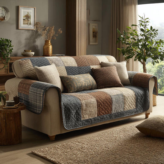 Quiet Home Quilted Sofa Cover NCU0DV9210
