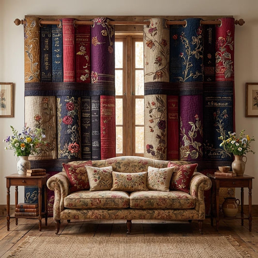 Quiet Library Quilted Curtains NCU0DV9383