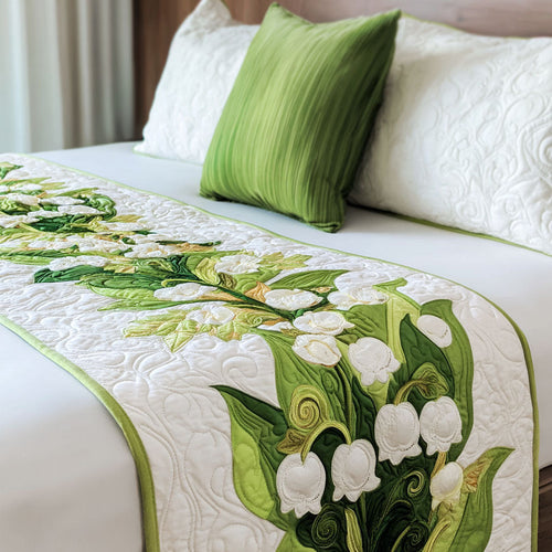 Quiet Meadow Bloom Quilted Bed Runner NCU0PT11166