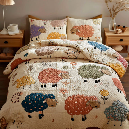 Quiet Meadows 3-Piece Quilted Bedding Set NCU0PT7568