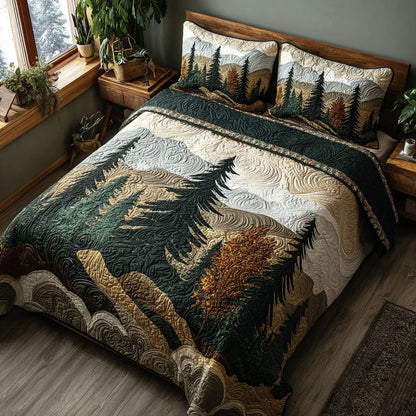 Quiet Peaks 3-Piece Quilted Bedding Set NCU0DK11625