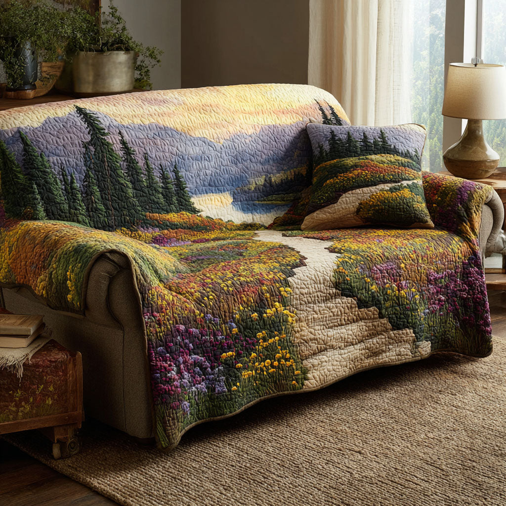 Quiet Peaks Quilted Sofa Cover NCU0DK11667