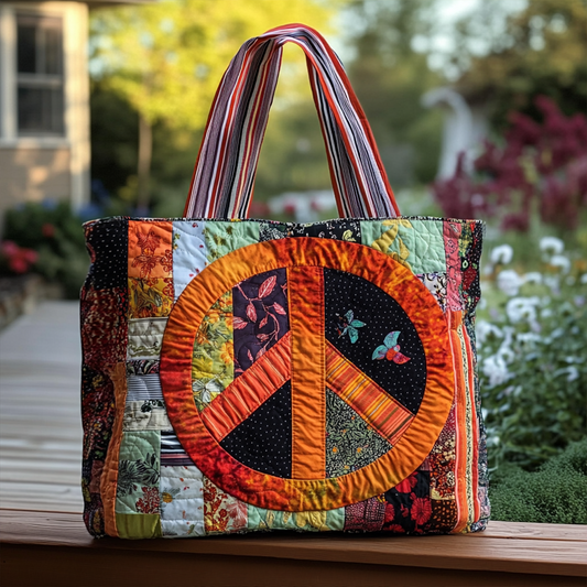 Quiet Power Quilted Tote Bag NCU0PT8361