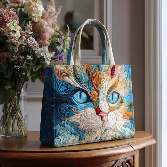 Quiet Purr Quilted Tote Bag NCU0NT8960