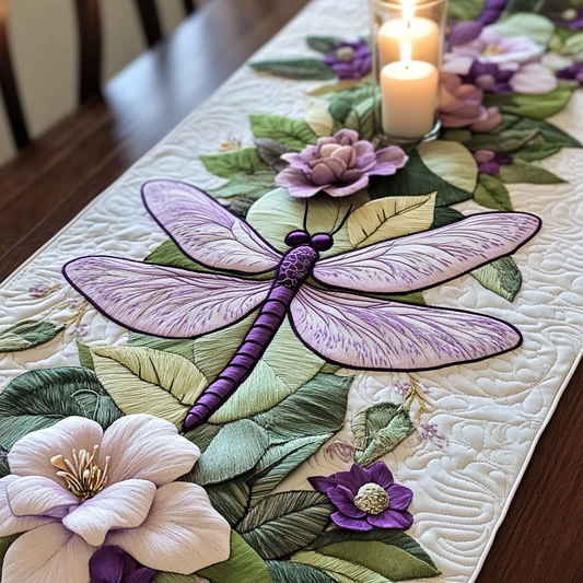 Quiet Retreat Quilted Table Runner NCU0VH3998
