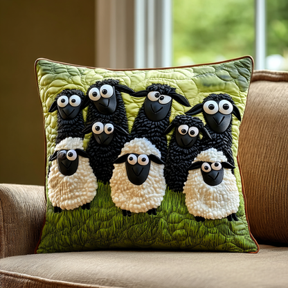 Quiet Sheep Quilted Pillow Case NCU0DK9017