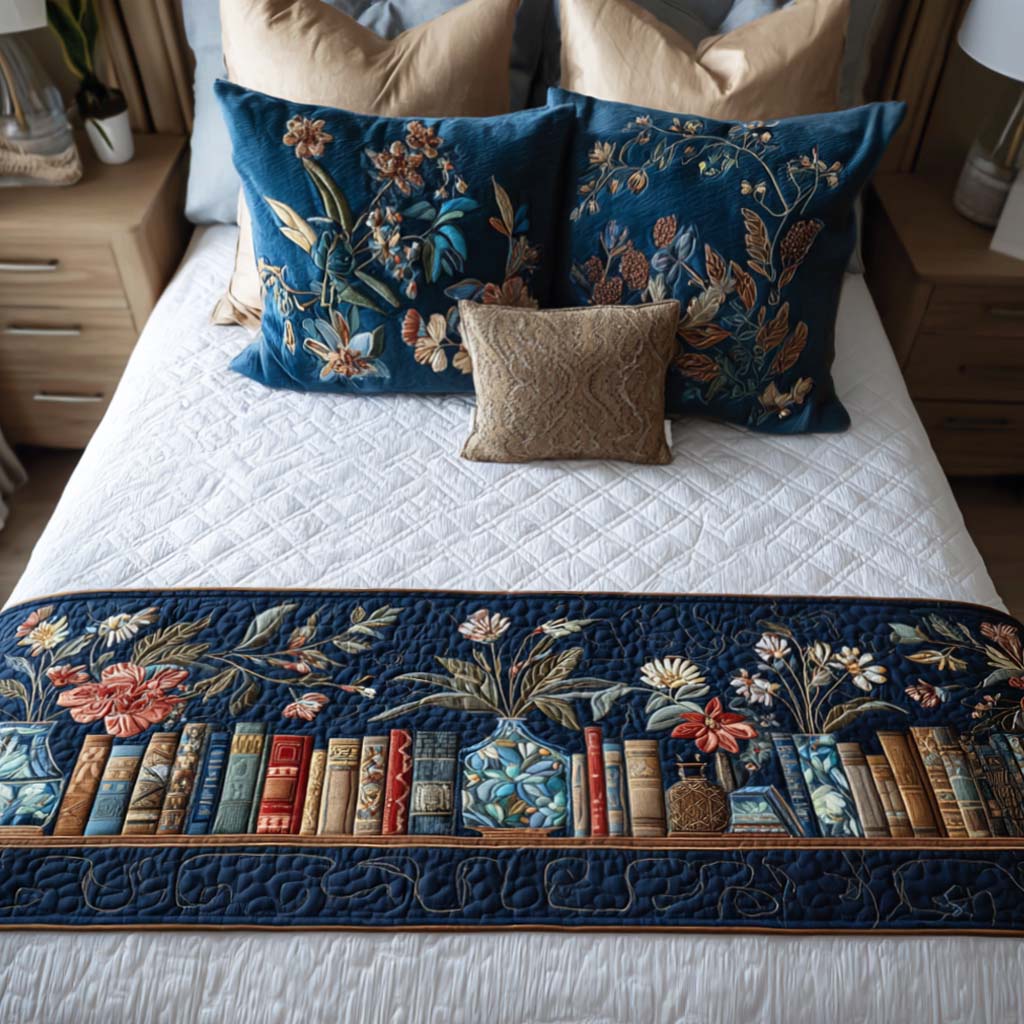 Quiet Stories Quilted Bed Runner NCU0NT9273