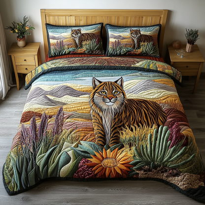 Quiet Strike 3-Piece Quilted Bedding Set NCU0DK6613