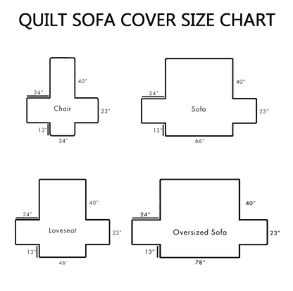 Spirit of Freedom Quilted Sofa Cover NCU0PT10044