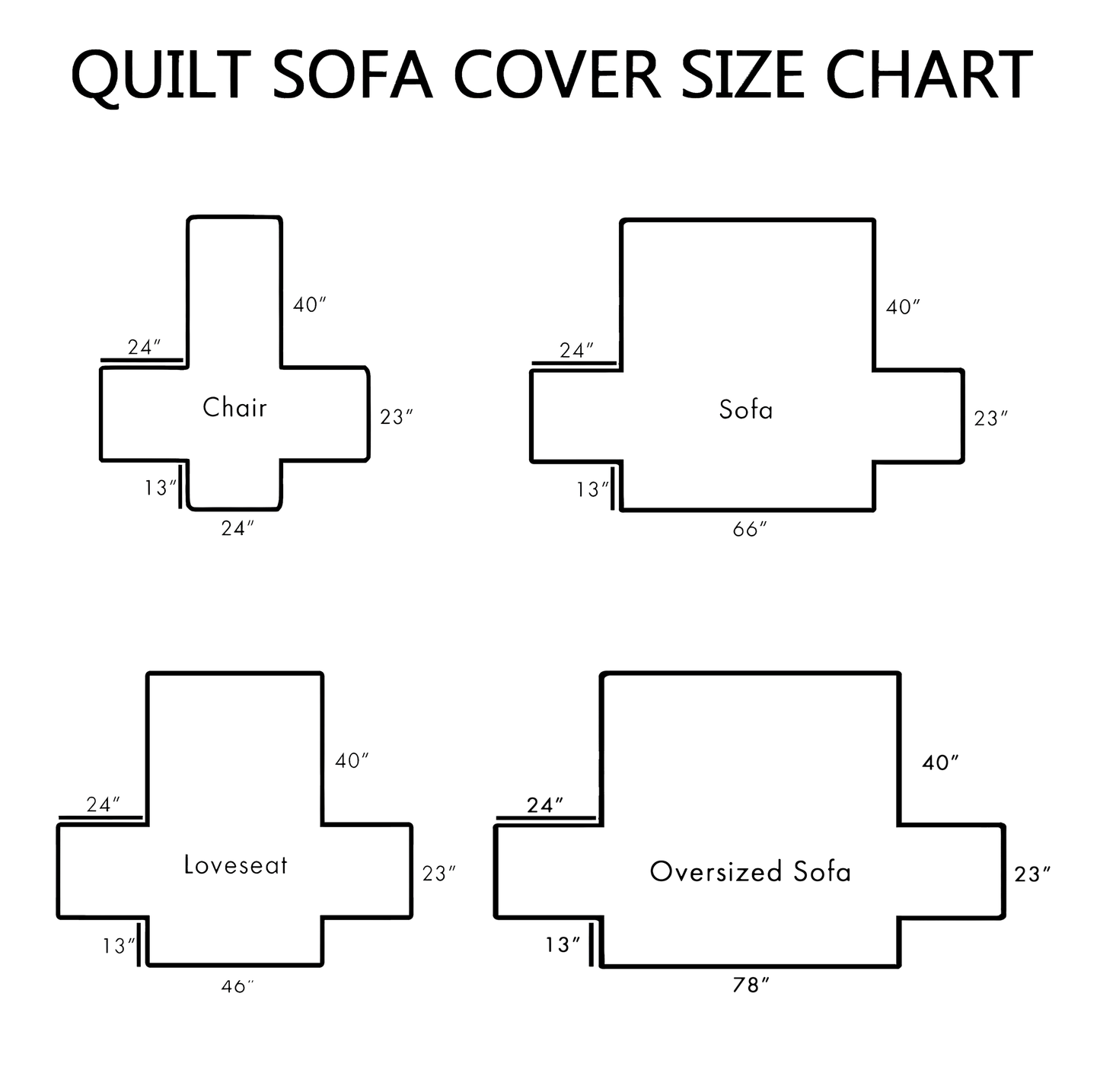 Moonlight Bear Quilted Sofa Cover NCU0NT10664