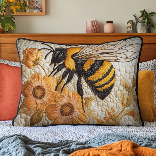 Sweet Swarm Quilted Bedding Pillow Case NCU0VH5138