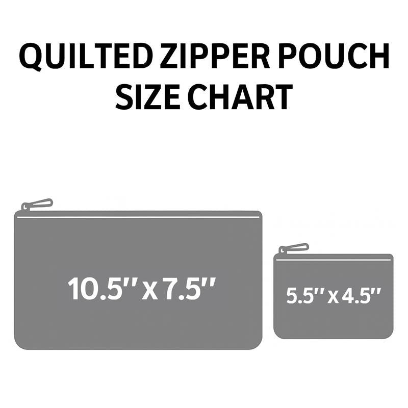 Sniffing Leaves Quilted Zipper Pouch NCU0DV7232