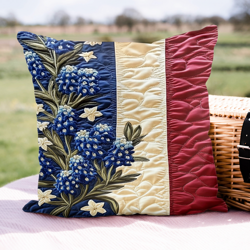 Texas Pride Quilted Pillow Case NCU0VH4392